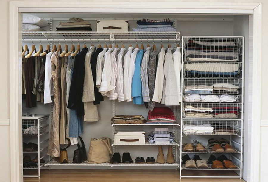 7 оригинальных идей для создания гардеробной в маленькой квартире